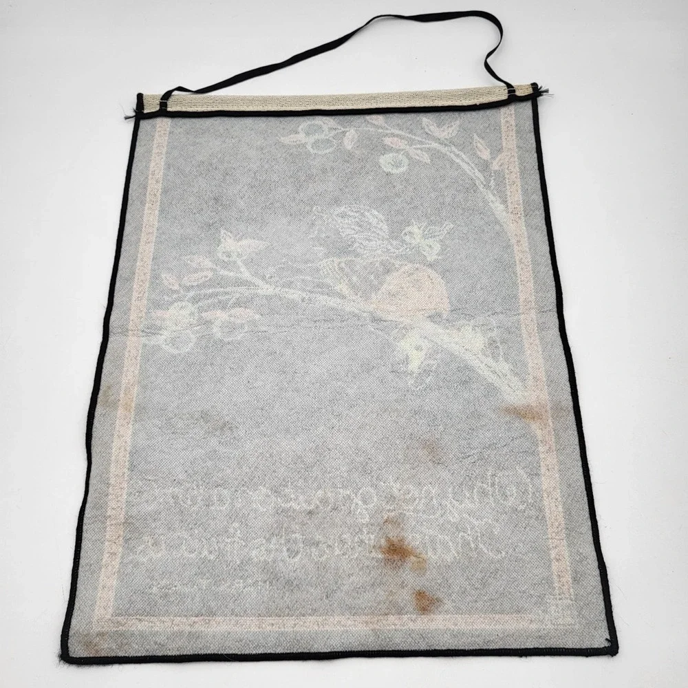 Vtg. Mary Engelbreit Tapestry Wall Hanging Mark Twain 